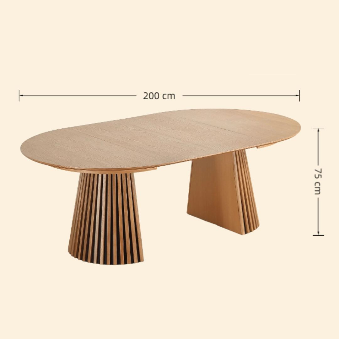 Nordic – Organiskt Matsalsbord i Valnöt